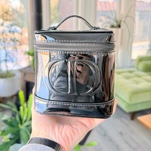 Dior ALL Black Patent Pleather Train Case NEW in original box PRICE FIRM 🤩